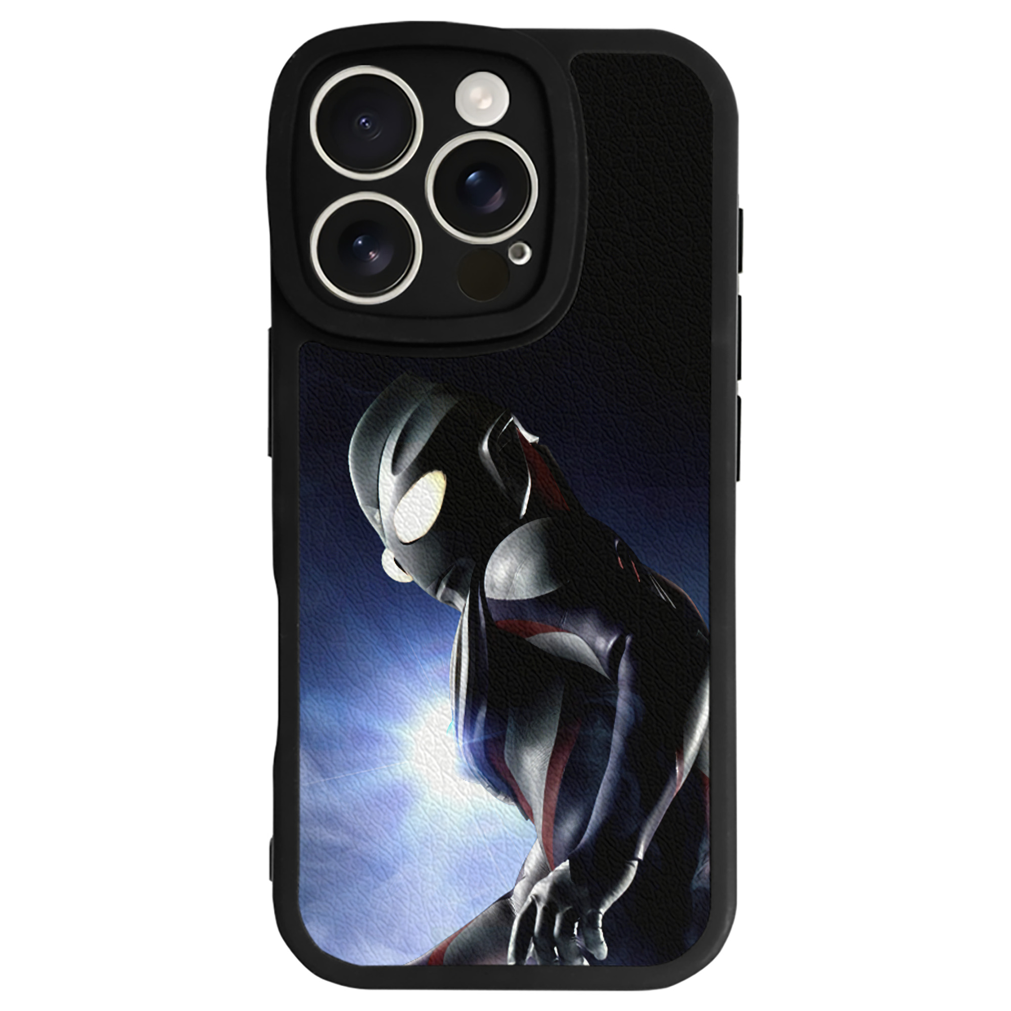 （画像用） ウルトラマン Ultraman 【iPhone 16シリーズ対応】シリコンスマホケース（レザー調） 材質：シリコン